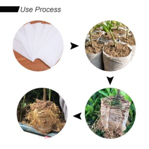 Alternative view of 100/300/500pcs Plant Nursery Pot Seedling-Raising Bag