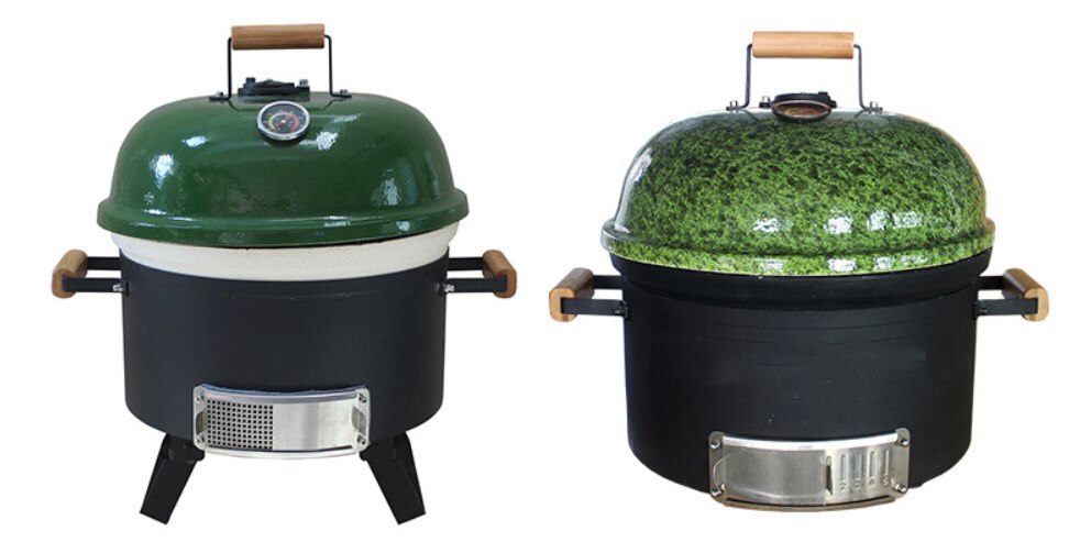 18inch ceramic bbq grill,outdoor pizza oven, charcoal bbq grill, 18"wood-burning stove cermic pizza oven - Image 5