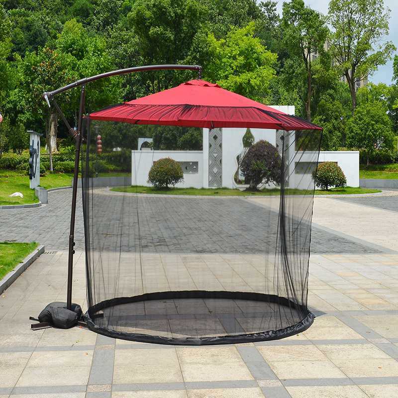 Pergola with anti-mosquito net zipper - Image 5