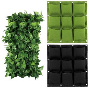 Pockets Wall Hanging Planting Bags Green