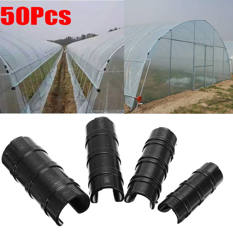 50pcs Shade Sails Clamp Greenhouse Frame Pipe