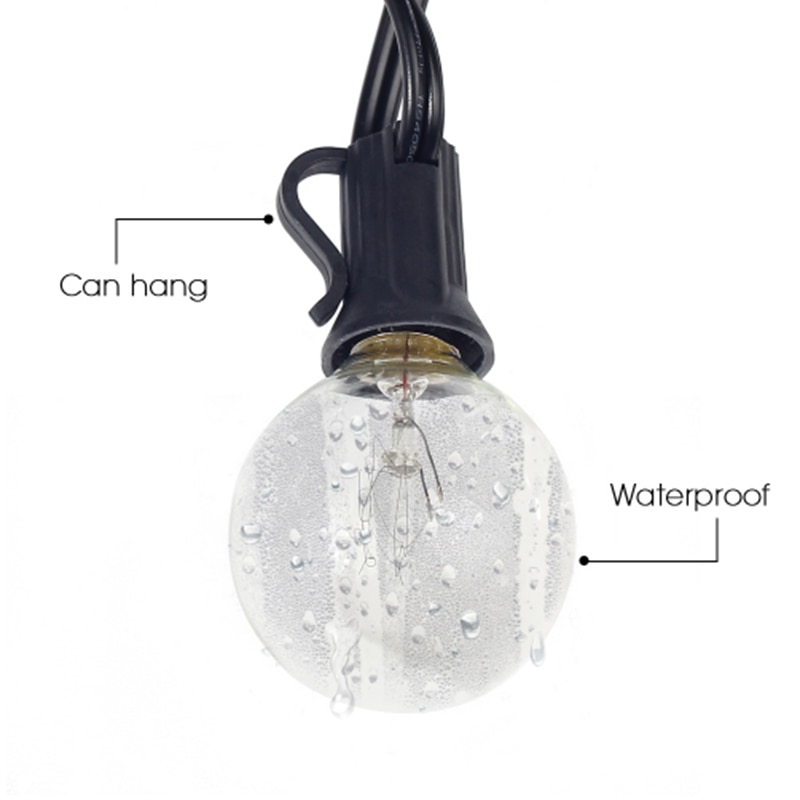 Patio Lights G40 Globe Party Christmas String - Image 5