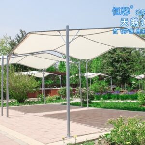 Alternative view of Sunshade Awning Pavilion for Outdoor Garden