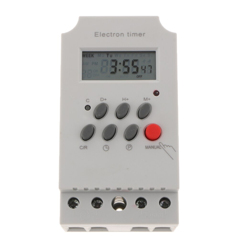 7 Days 24H Programmable LCD Digital Relay Timer Switch Mini Time Relay AC/DC 12V - Image 4