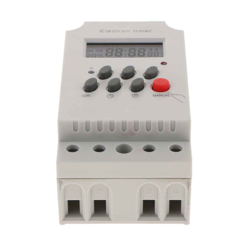 7 Days 24H Programmable LCD Digital Relay Timer Switch Mini Time Relay AC/DC 12V - Image 5